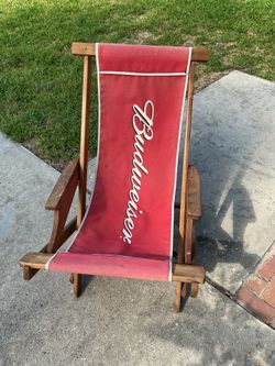 BUDWEISER FOLDING CHAIR