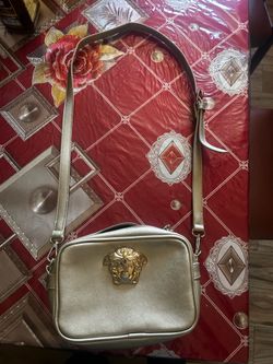 Versace La Medusa Camera Bag – Gold