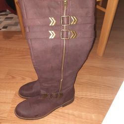 Purple Boots 7.5