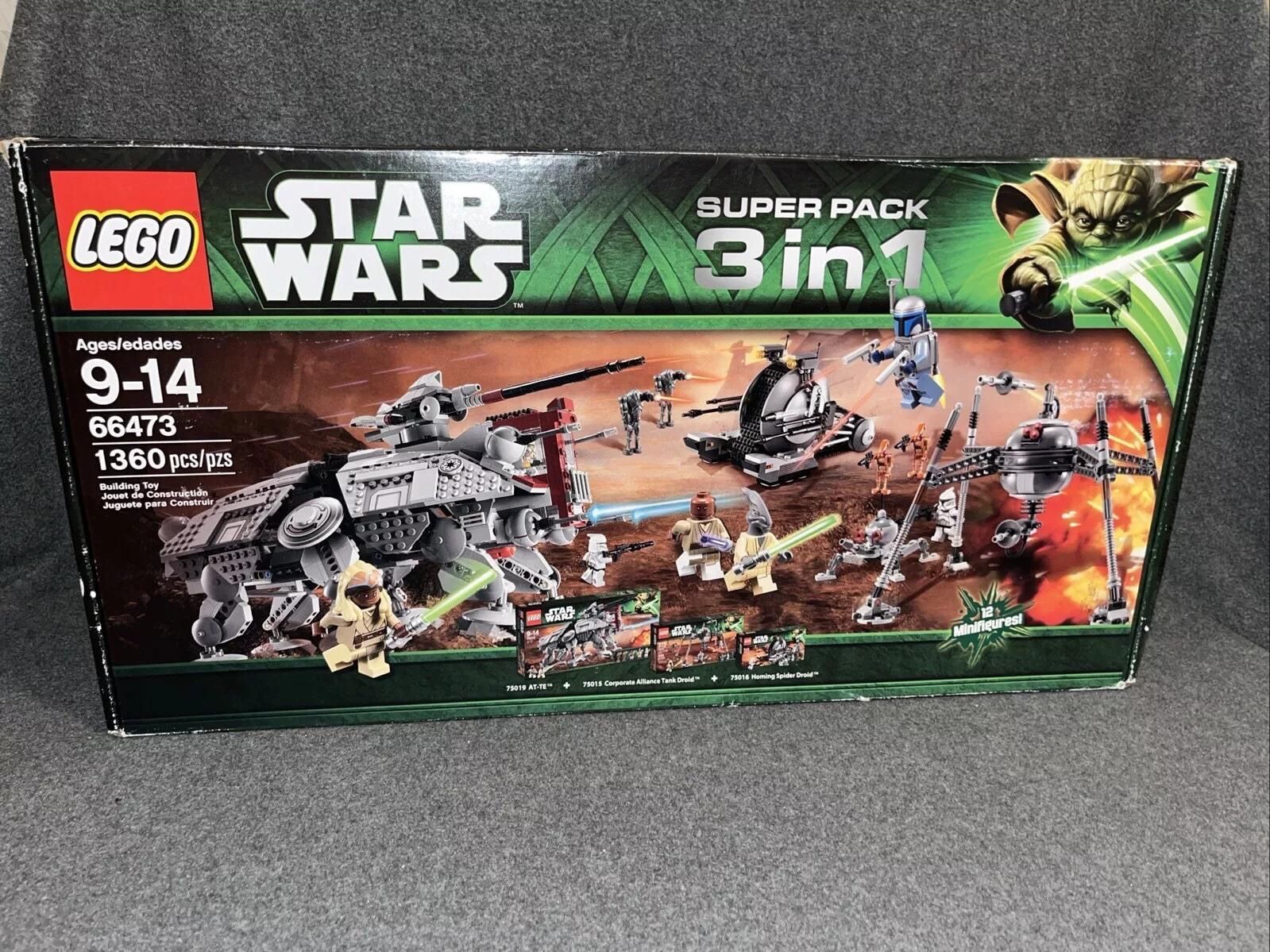 LEGO 66473 Star Wars Super Pack 3-in-1 Combo 75015, 75016, 75019 Retired Sealed