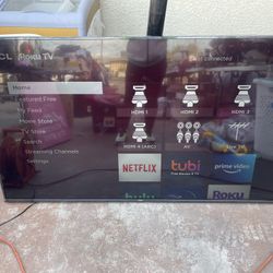 TCL Roku 65” Tv