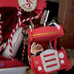 Christmas Bows And Foam Craft 