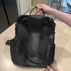 Back Closing Zipper Backpack