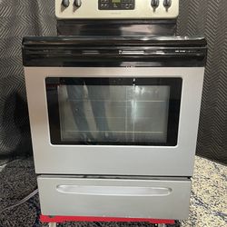 FRIGIDAIRE GLASSTOP STAINLESS STOVE (DELIVERY AVAILABLE