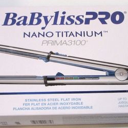 BaBylissPRO Nano Titanium Prima3100 1" Ionic Straightener