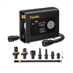 Fanttik S300 Cross Portable Tire Inflator, Paddle Board Pump with Light and Power Bank