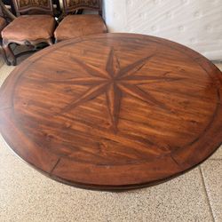 Hard Wood Round Dinning Table