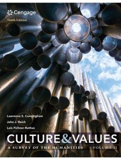 CULTURE AND VALUES: A SURVEY OF THE HUMANITIES, NINTH EDITION, ISBN 978-1-(contact info removed)6-7