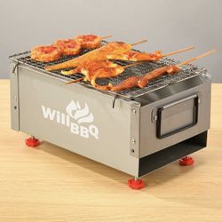 WillBBQ charcoal grill 