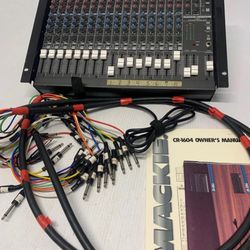 Mackie Designs 16-Channel Mic/Line Mixer CR-1604/ 120VAC 50/60Hz 40W