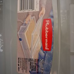 2 Rubbermaid Under Bed Wheels Storage