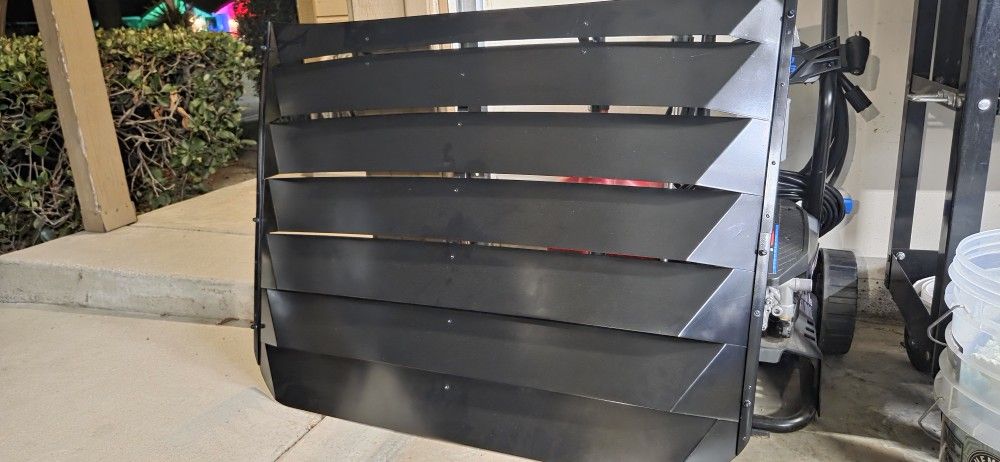 15-26 Mustang Rear Window Metal Louvers