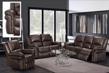 Recliner Sofa and Loveseat
