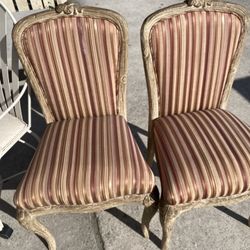 4 Vintage Dining Chairs 