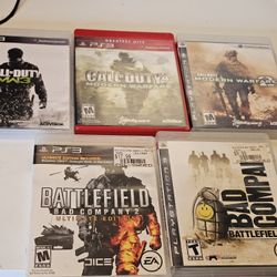 Ps3 Call Of Duty And Battlefield  Lot