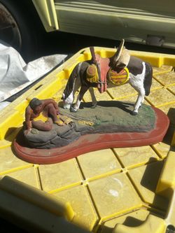 1970s limited-edition Western sculpture