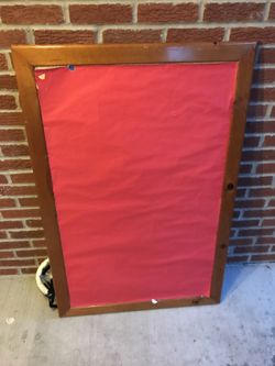 Large bulletin board