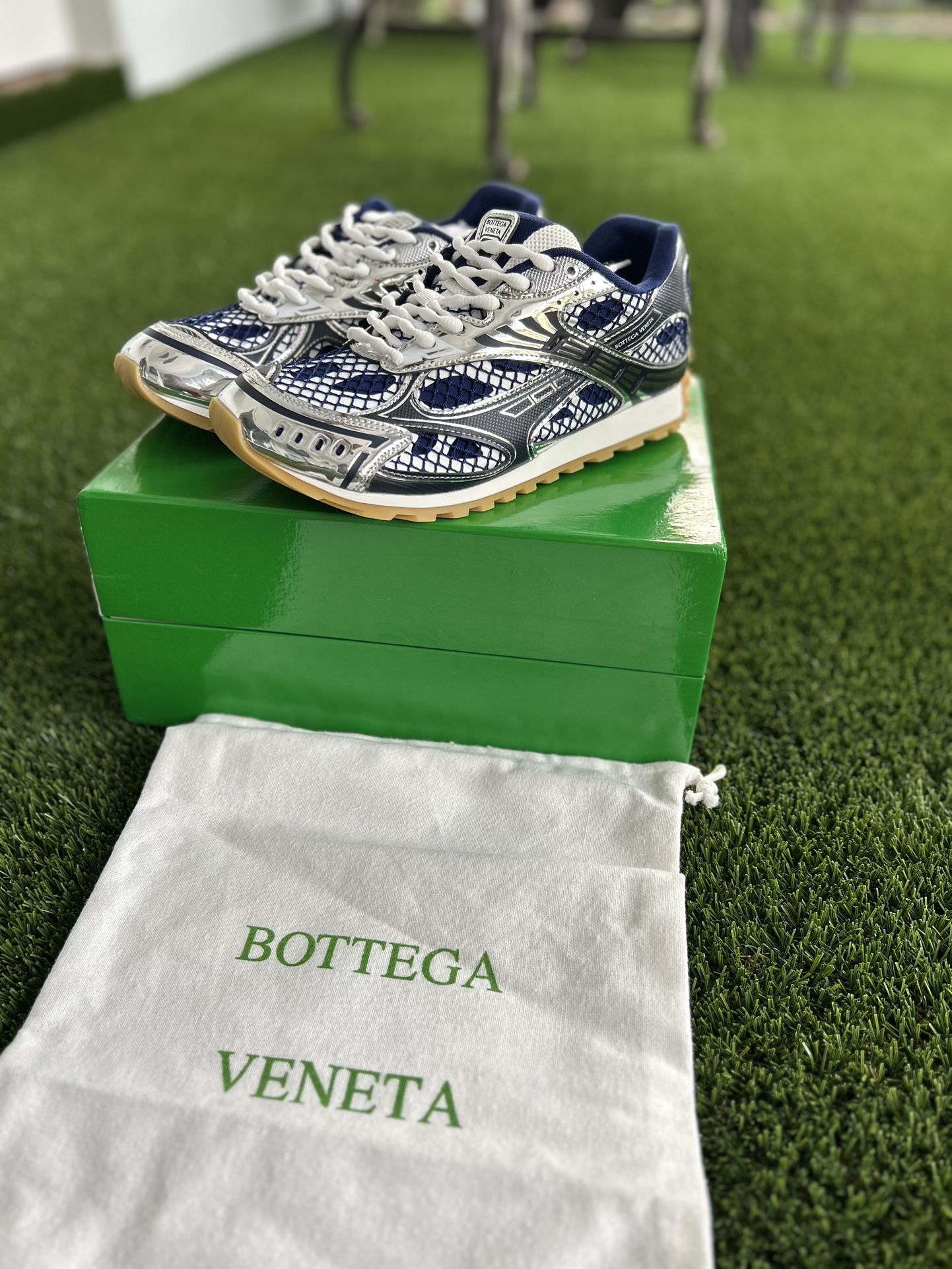 Bottega Veneta Orbit sneakers/blue