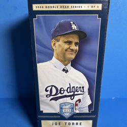 Joe Torre Dodgers 2008 Bobblehead Manager 50th Anniversary Stadium Giveaway NIB