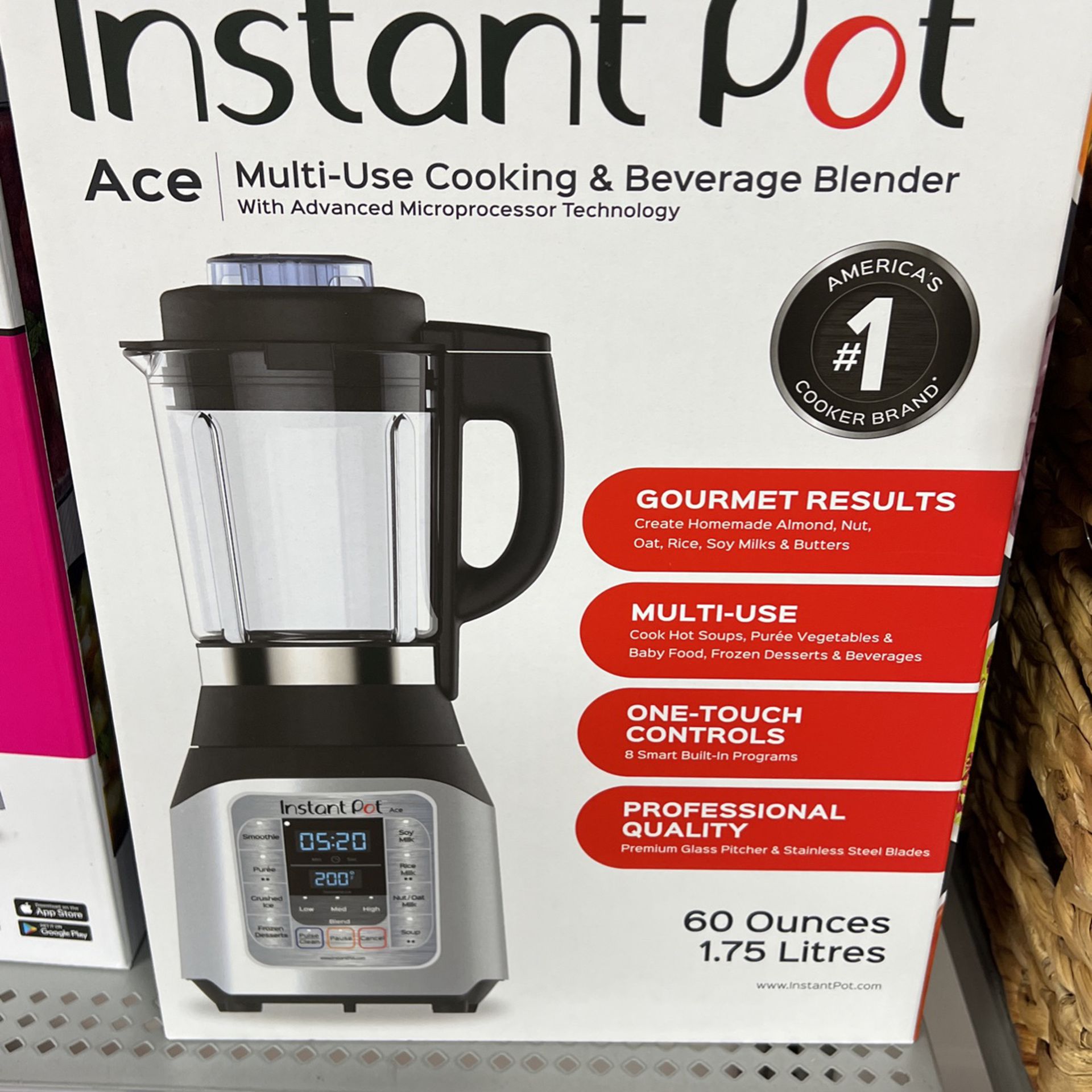 Instant Ace 56 ounces Cooking & Beverage Blender