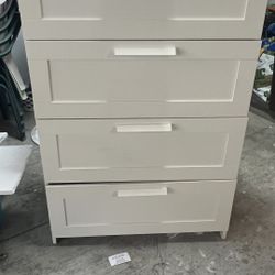 BRIMNES 4- drawer chest, white ( Excellent Condition )