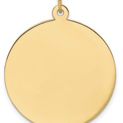 14K Engravable Disc .035 XM140/35