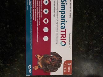 Trio flea Tick  chew 3  month
