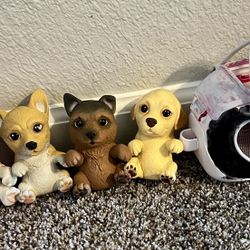 Rare Little Live Pets Silicone Omg Dogs Lot!!