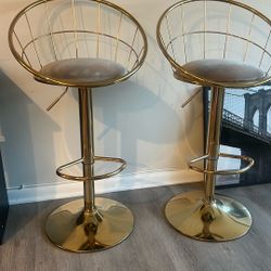 GOLD BAR STOOL AVAILABLE FOR SALE 