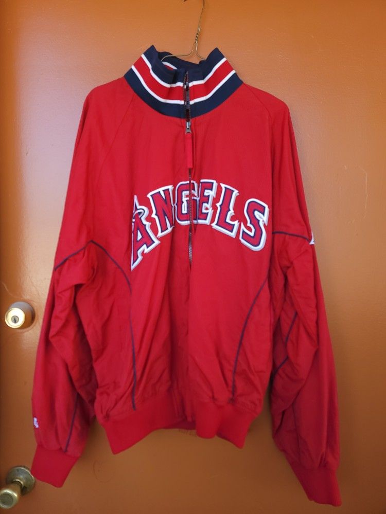 Vintage Majestic Los Angeles Anaheim Angels Jacket Size XL