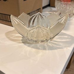 Crystal Glass Dish 