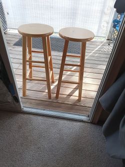 Wooden stools