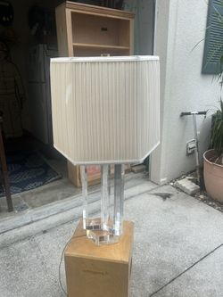 Lucite Vintage Lamp