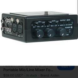 FMX 2 Channel Portable Mixer $140 OBO