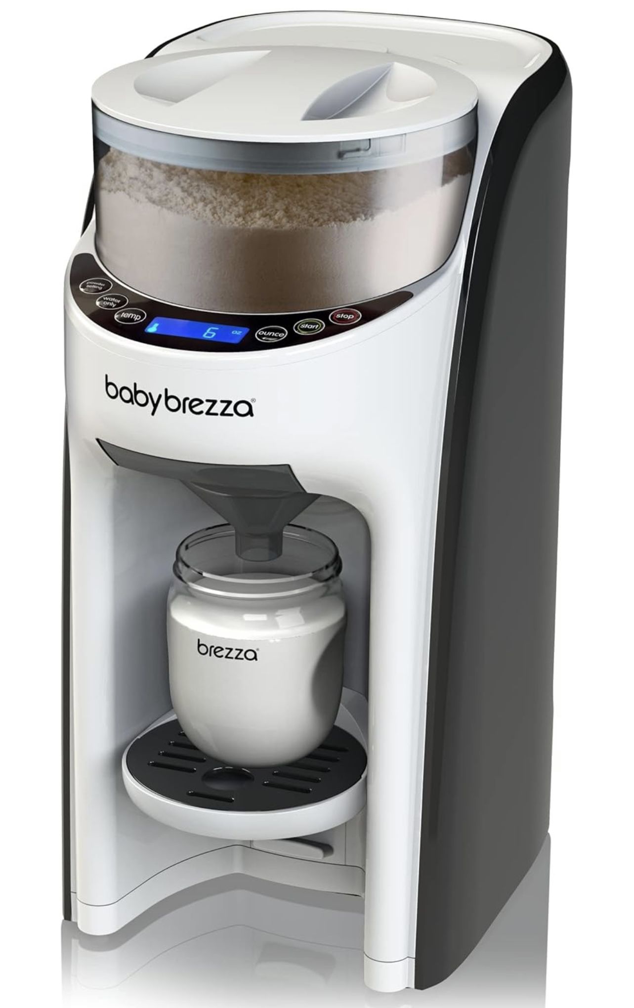 Baby Brezza New and Improved Formula Pro Advanced Formula Dispenser Machine - Automatically Mix a Warm Formula Bottle Instantly - Easily Make Bottle w