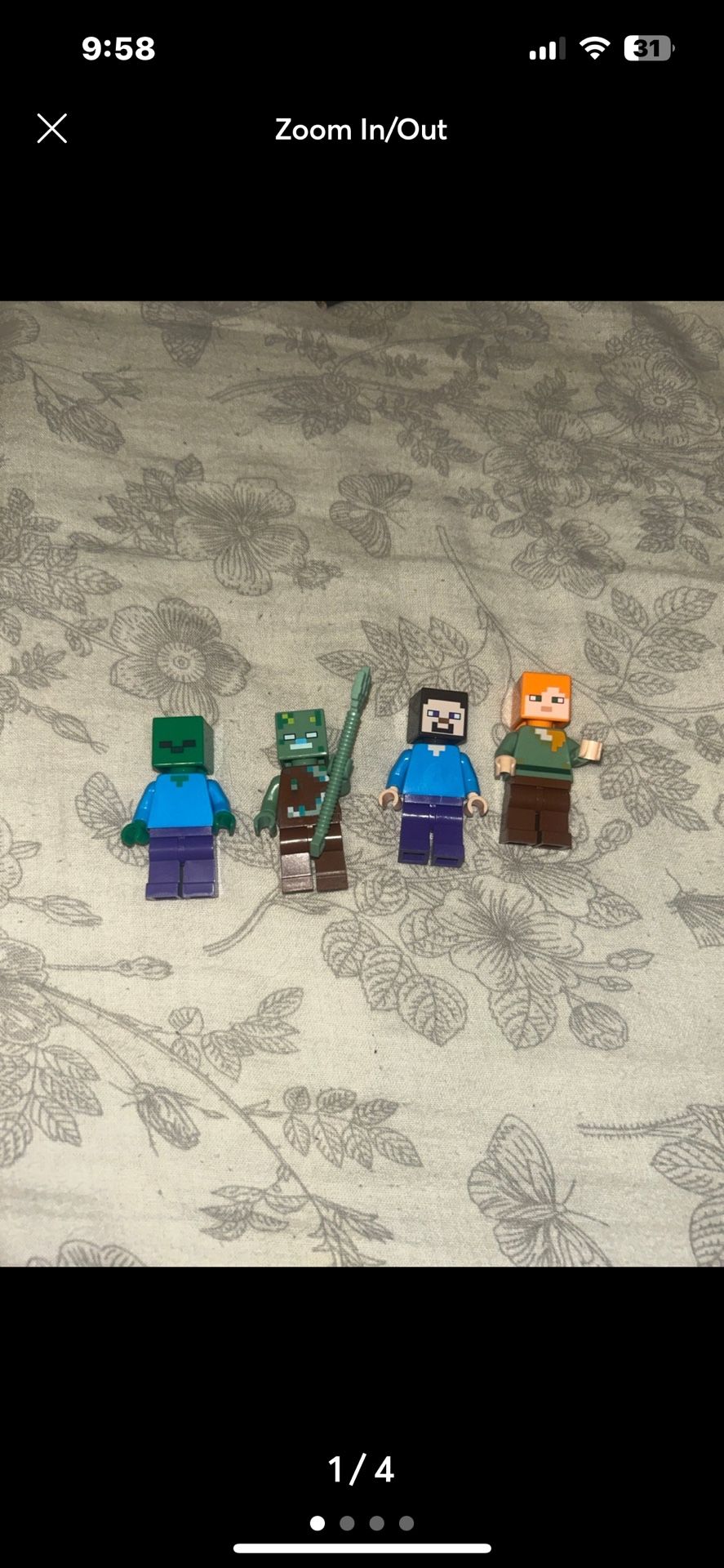 Minecraft Lego Minifigured