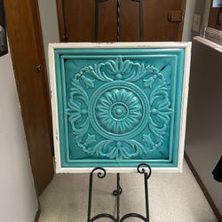 Turquoise Decor And Stand