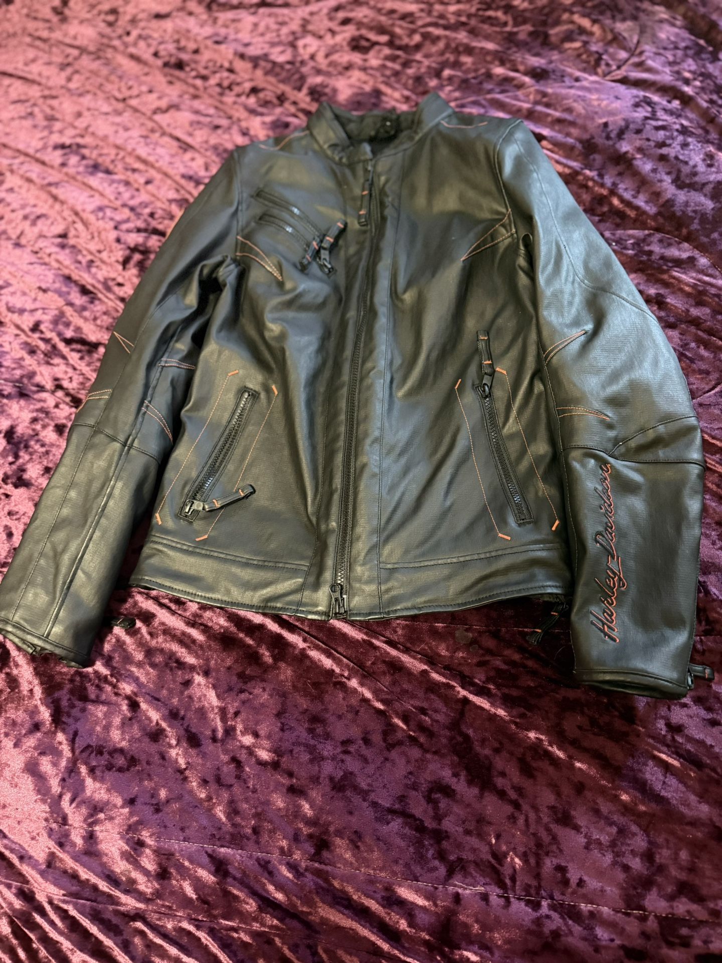 Medium 3 In 1 Women’s Harley Davidson Leather Jacket