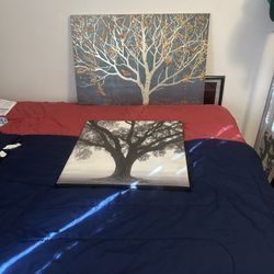 Tree Art Canvas Set