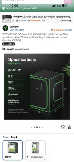 Grow Tent Complete Kit