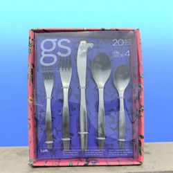 Gourmet Settings Carry On Flatware 20 Piece Service For Four