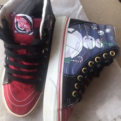 Snow Man Vans Shoes Size:4 Women /5.5 Man