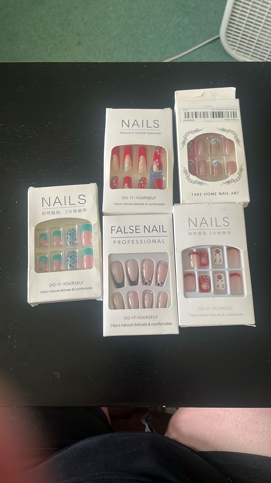 new bundle 5 sets false nails