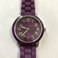Purple Silicone Watch