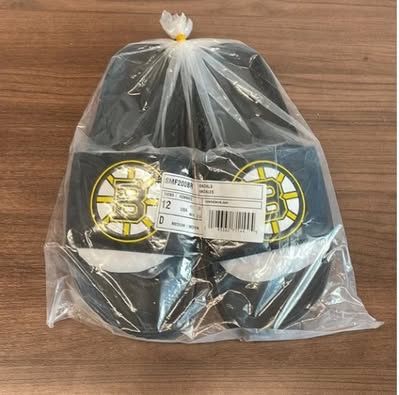 Brand New Boston Bruins New Balance Slides