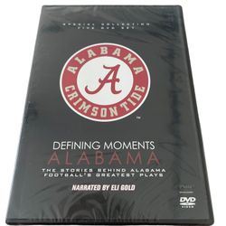 Alabama Football Collection 5-Disc DVD Set Narrated By Eli Gold *New & Sealed*  This 5-disc DVD set of Alabama Football Collection is a must-have for 