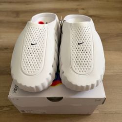 Nike mind slide white speed red