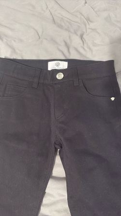 Young Versace Boys Black Dress Pants 4a