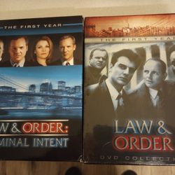 2 DVD SETS OF LAW & ORDER