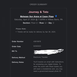 Journey Tickets 